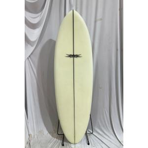 【中古】RAGE SURFBOARD (レイジサーフボード) ANTI THRUSTER モデル ショートボード [CLEAR] 5’10” サーフボード｜arasoan