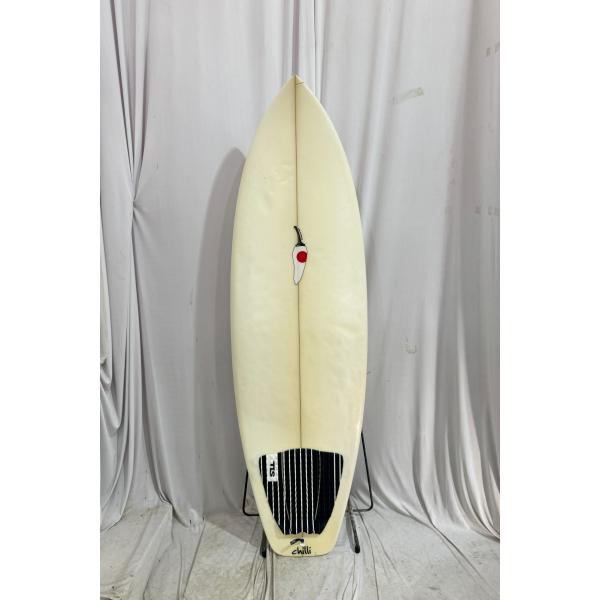 【中古】CHILLI (チリ) RED PEPPA モデル ショートボード [CLEAR] 5’7”...