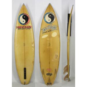 【希少中古】T&C SURFBOARD（タウンアンドカントリー）BEN AIPAシェイプ サーフボード［CLEAR］6'2" ショートボード｜arasoan