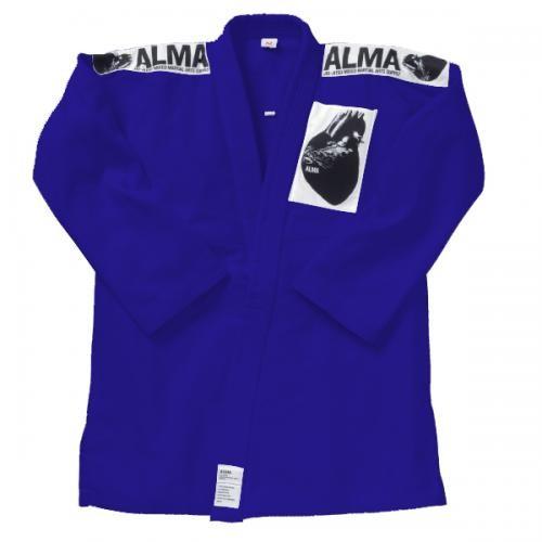 マーシャルワールド ALMA 海外製柔術衣(白帯付) A0〜A2 青 JU2-A0-A2-B