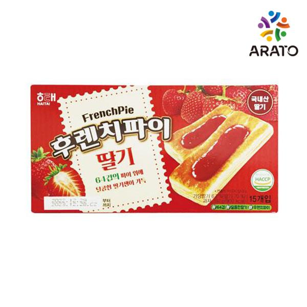 【192g】ヘテ フレンチパイ いちご味 お菓子 おやつ おつまみ サクサク 韓国菓子 韓国食品