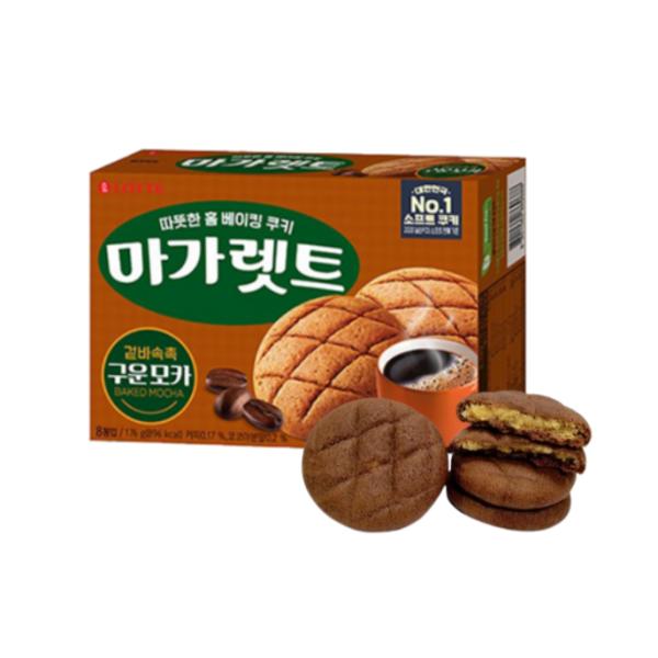 【176gｘ1個】 ロッテ 焼きモカ マーガレット  韓国菓子 韓国食品