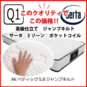Serta [開梱設置送料無料] ポケットコイルマットレス (サータ