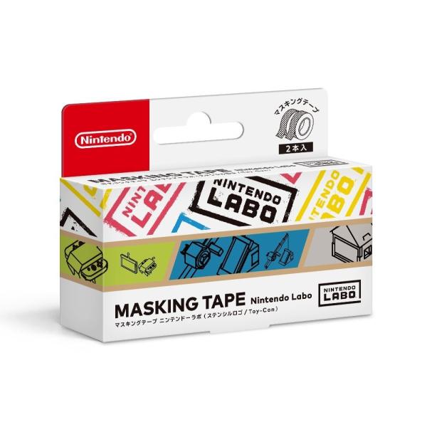 【新品】Switch マスキングテープ Nintendo Labo(ステンシルロゴ/Toy-Con)