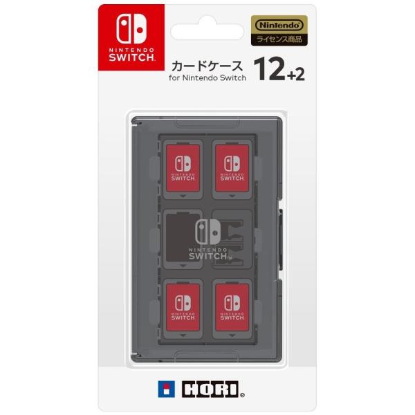 【新品】Switch HORI カードケース 12＋2 (ブラック)
