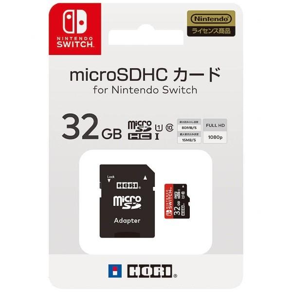 【新品】Switch HORI microSDHCカード〔32GB〕