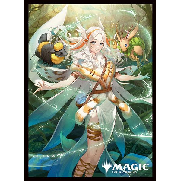 【新品】MTG プレイヤーズカードスリーブ エルドレインの森 「偉大なるオーラ術」 [MTGS-28...