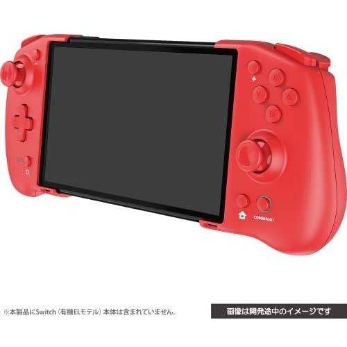 【新品】Switch CYBER ダブルスタイルコントローラー (レッド)【有機EL対応】