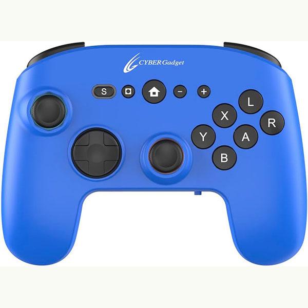 【新品】Switch2 CYBER ゲーミングコントローラー6B 無線タイプ (ブルー)