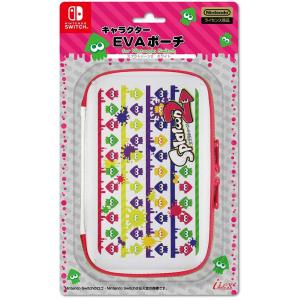 【新品】Switch iLEX キャラクターEVAポーチ スプラトゥーン2 (ホワイト)