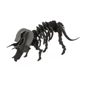 【新品】3Dペーパーパズル トリケラトプス 黒