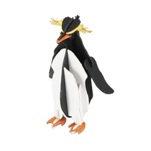 【新品】3Dペーパーパズル イワトビペンギンカラー