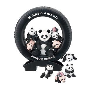 【新品】ほっこり動物親子シリーズ パンダの赤ちゃんいっぱい