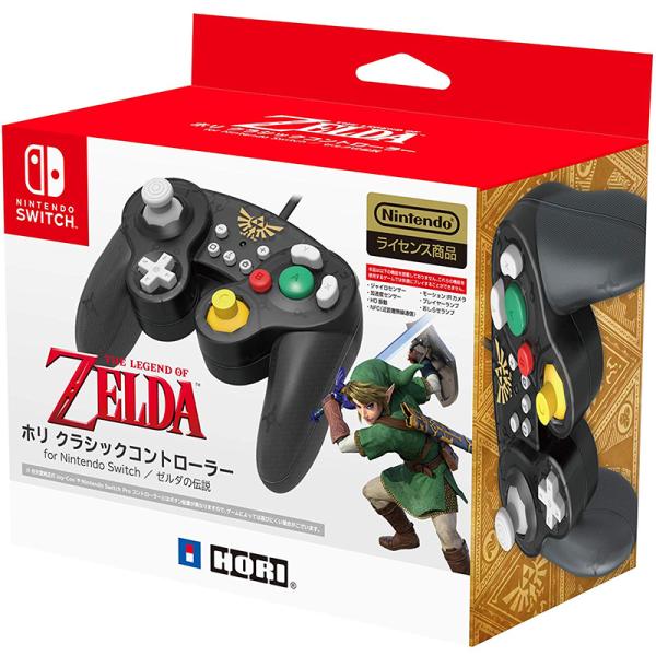 【新品】Switch HORI ホリ クラシックコントローラー ゼルダの伝説