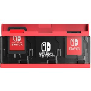 プッシュカードケース6 for Nintendo Switch ネオンレッド NSW-128の商品画像