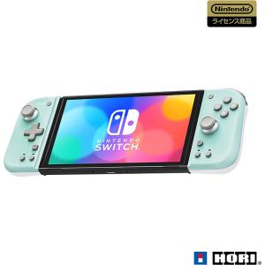 【新品】Switch HORI グリップコントローラー Fit for Nintendo Switch (ミントグリーン×ホワイト)