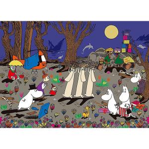 爆買 ジグソー「にじとムーミンやしき」フレームセット(80P）MOOMIN