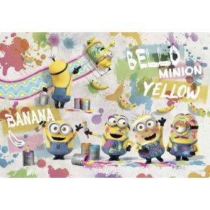 【新品】幼児用パズル ミニオンズ ペンキやさんはおおさわぎ 60ピース（37.5x26cm）