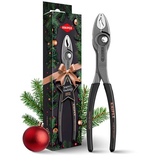 クリスマス限定モデル　KNIPEX クニペックス　スリップジョイントプライヤー ツイングリップ プラ...