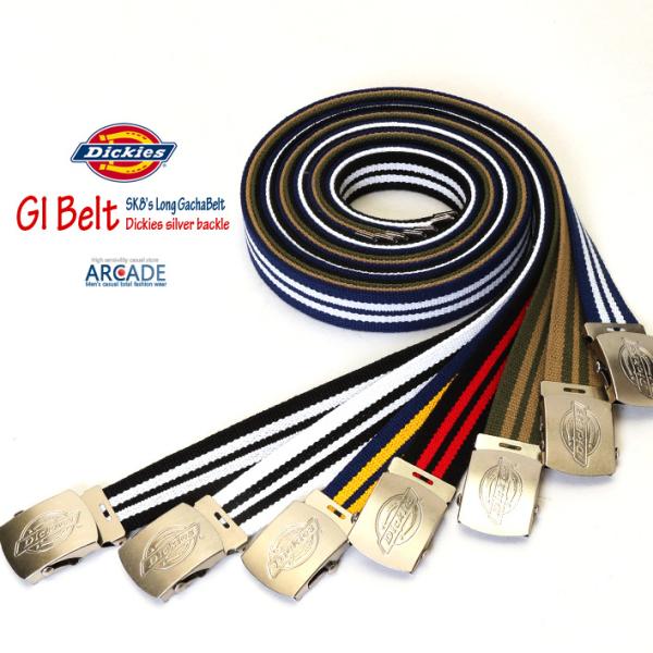 Dickies ベルト フリーサイズ GIベルト 2ライン メンズ・キッズ ディッキーズ ガチャベル...
