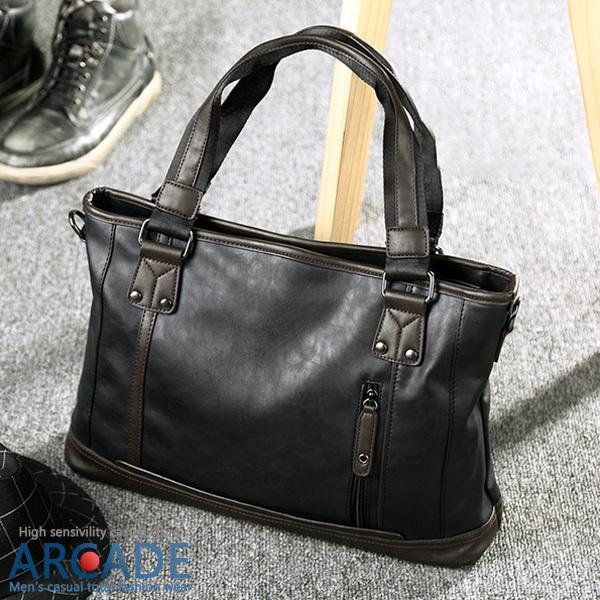 2way トートバッグ ショルダーバッグ メンズ ビジネス PUレザー レディース 2021/爆買