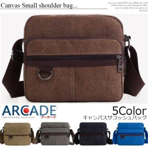 サコッシュバッグ ショルダーバッグ 斜めがけ 男女兼用 帆布 キャンバス バッグ 通勤 通学 旅行 バッグ ミニショルダーバッグ/爆買