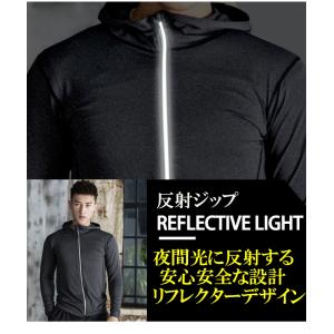 ラッシュガード メンズ フィットネス 日焼け防...の詳細画像2