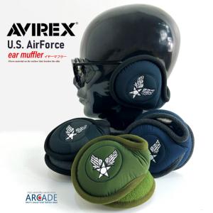 AVIREX アヴィレックス アビレックス イヤーマフラー 暖かい 耳当て 耳あて 防寒 メンズ レディース ユニセックス コンパクト収納｜arcade