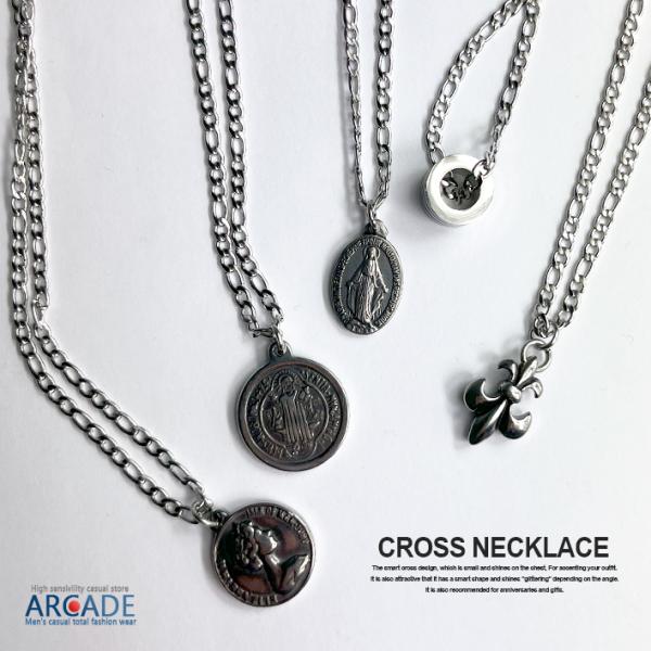 半額セール ネックレス メンズ レディース アクセサリー コインチャーム リリーネックレス チャーム...