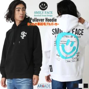 暖かい裏起毛 パーカー メンズ レディース プルオーバーパーカー スマイル ベースボールチーム 刺繍 保温 保湿 猫 スウェットパーカー/爆買