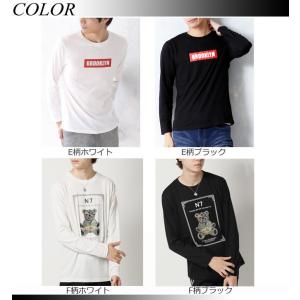 tシャツ メンズ 長袖 アメカジ トップス ロ...の詳細画像3