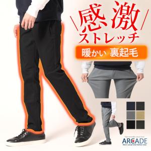 半額セール 暖 パンツ 暖か メンズ ストレッチ  ズボン チノパン 裏起毛 裏フリース 感激ハイテンションストレッチ スマポケ スキニー ボトムス あったかパンツ