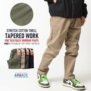 チノパンツ メンズ ズボン ワンタック ウエストゴムパンツ ワークパンツ 丈夫 アメカジ タフ ボトムス メンズファッション ミリタリー 30代 40代 50代 60代/爆買