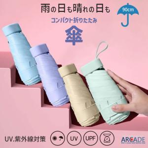 コンパクト折りたたみ傘 晴雨兼用 日傘 雨傘 紫外線 UVカット/爆買