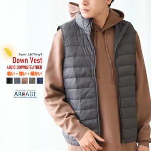 【1/4まで値引き中】PALACE（パレス)アウター インナーベスト付き！！ ARCADE（アーケード） 売り尽しセール ダウンベスト メンズ アウター