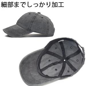 帽子 メンズ レディース キャップ ウォッシュ...の詳細画像4