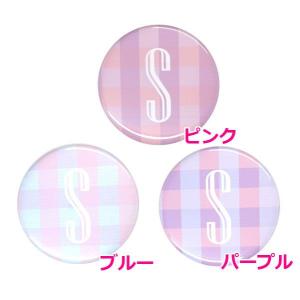 アルファベット缶バッジ-Cute- 【S】 選べる3色 安全ピンタイプ｜arcanbadge