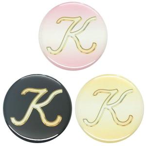 アルファベット缶バッジ-Excellent- 【K】 選べる3色 ミラー（鏡）｜arcanbadge