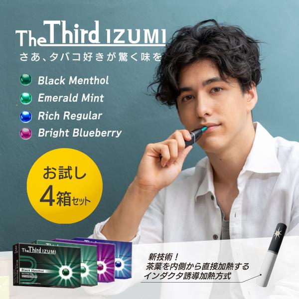 全商品10％OFF お試し4箱セット The Third IZUMI ザサードイズミ リッチレギュラ...