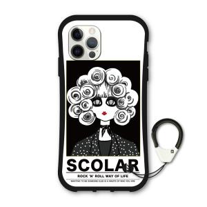 iPhone15 ケース i-coronケース スカラー scolar スマホケース アイフォン iphone14 iphone13 12 耐衝撃 カバー ホワイト 大人なスカラーちゃん｜arcdesign-store