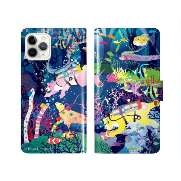 ホラグチカヨ iPhone17 ケース 手帳型 スマホケース iPhone 16e 16 Pro 1...