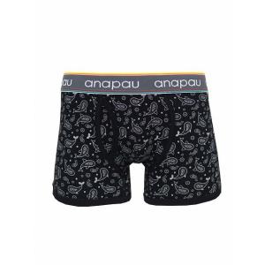 【ファッション】Anapau アナパウ クジラペイズリー ボクサーパンツ ブラック｜arcdeux
