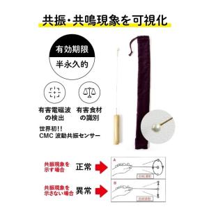 世界初 CMC 波動共振センサーロッド  有害電磁波の検出