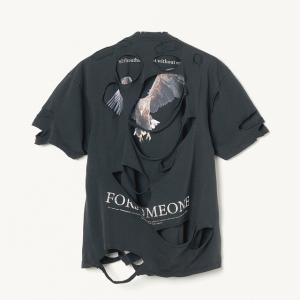 FORSOMEONE（フォーサムワン） tシャツ FORSOMEONE BLACK TEE メンズ