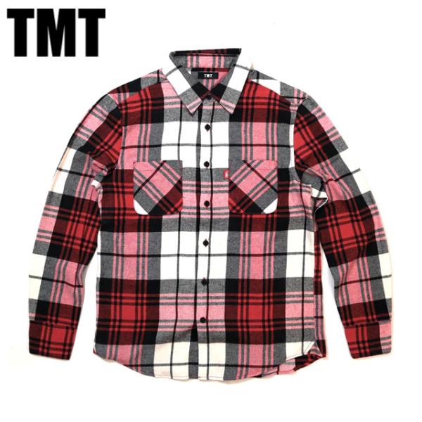 TMT ティーエムティー バッファローチェックシャツ WOOLY PLAID SHIRTS grap...