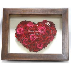 プリザーブドフラワーハートボックス プロポーズ薔薇 結婚記念日 誕生日 記念日 プレゼント 赤いバラ｜arch-gift-shop