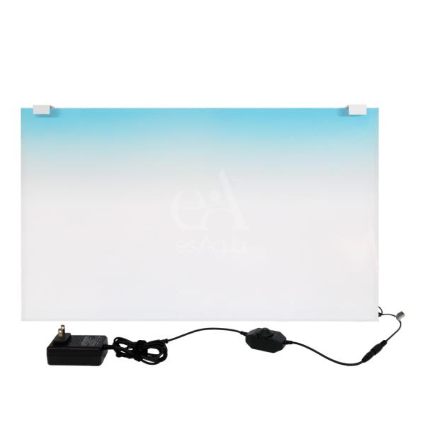 esAqua 水槽 バック スクリーン (600×360)  LEDライト PSE認証 メーカー正規...