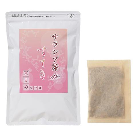 ゆうメール　NEW サラシア茶deすてき 黒まめプラス　ティーパック 5.5g入り×16袋　快適生活...