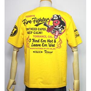 エフ商会・TEDMAN'S ・テッドマン  ファイヤーマン消防士(Fire Fighter)半袖Tシャツ TDSS-503【イエロー】(2071）新品｜arches