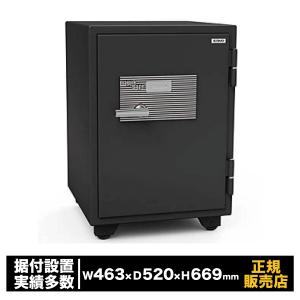 家庭用 耐火金庫 テンキー式 暗証番号 [ZE34-1] ダイヤセーフ 押し